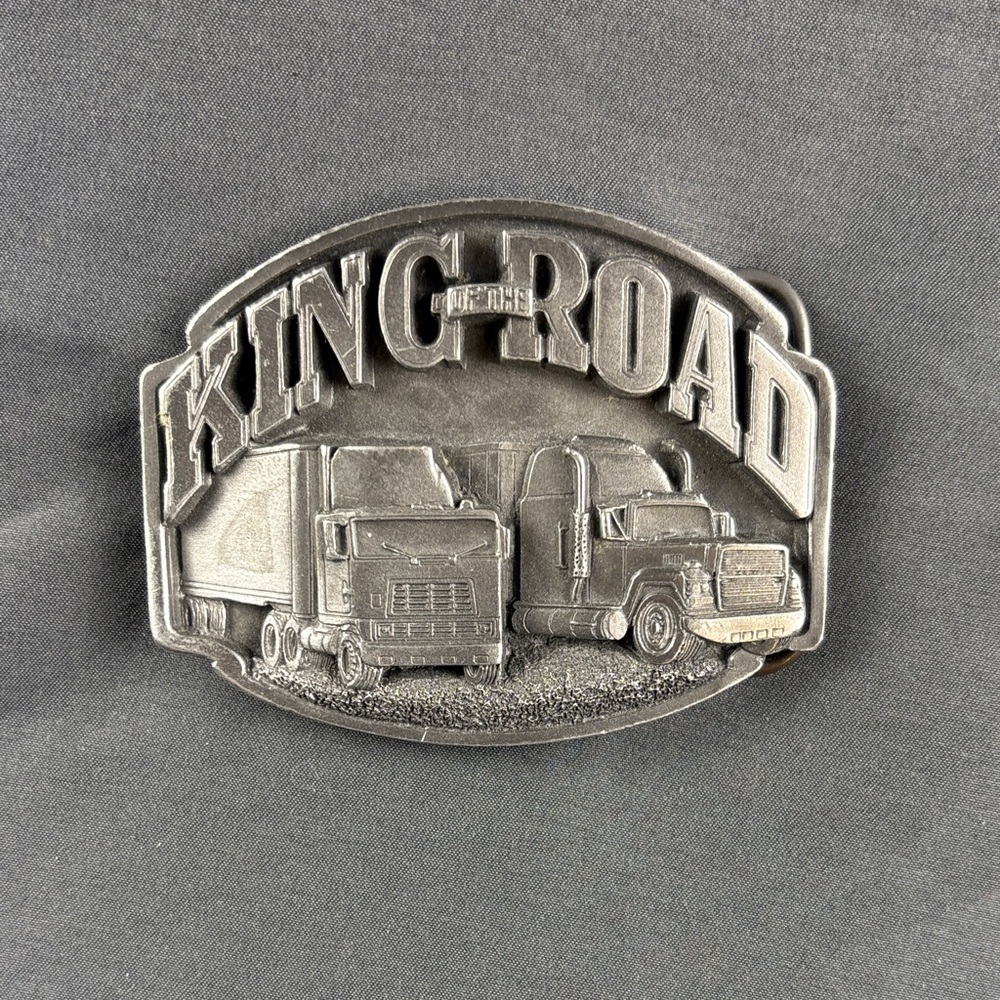 Vintage Mint Condition 1992 Siskiyou King of the Road Belt Buckle